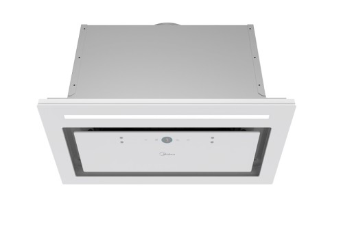 Вытяжка встраиваемая Midea MH60I970GW Белое Стекло 60 см 1150 м3/чсас Управление Жестами
