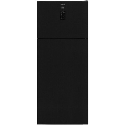 Холодильник двухкамерный VESTEL BF 543 NFMGLBL Черное стекло