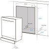 Посудомоечная машина встраиваемая MIDEA MID45S320 