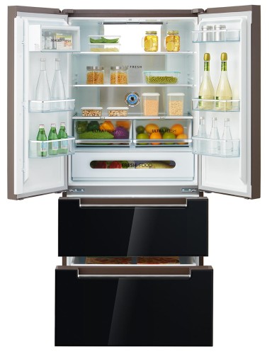 Холодильник многодверный Toshiba GR-RF532WE-PGJ(22) Черное Стекло