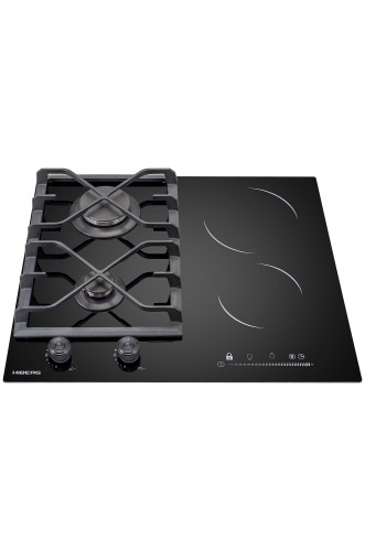 Варочная поверхность комбинированная HIBERG VM 6021 B Черное Стекло