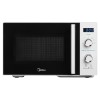 Микроволновая печь СВЧ Midea AM825P2ET-W Белая 25 л 800 Вт Открывание механическое