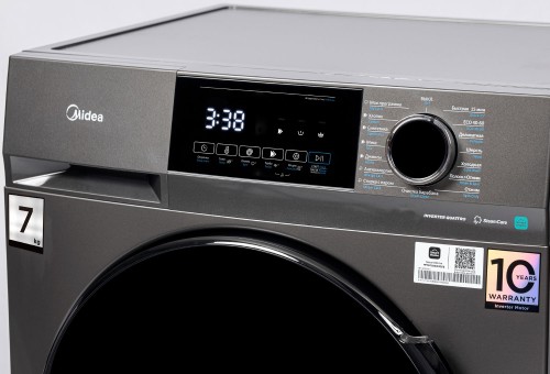 Стиральная машина Midea MFC3712BSW40/S Серебристая 7 кг 1200 об/мин