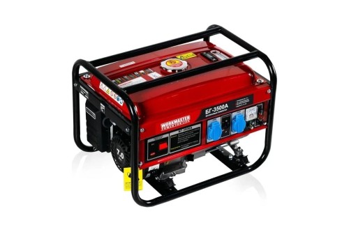 Бензиновый генератор WorkMaster БГ-3500А Ручной стартер 