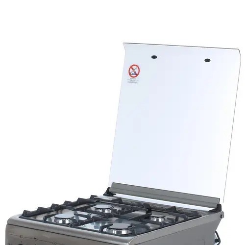 Плита для кухни GEFEST ПГ 5100-02 0004 Нерж 50см 4 Конфорки Духовка Газовая 52л ГК