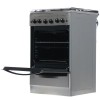 Плита для кухни GEFEST ПГ 5100-02 0004 Нерж 50см 4 Конфорки Духовка Газовая 52л ГК