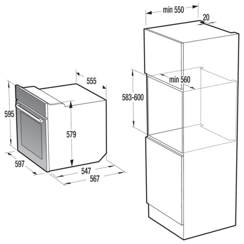 Электрический духовой шкаф Gorenje BO7530CLB