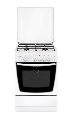 Плита для кухни 60см газовая GEFEST 1200 С6 К33 Белый Эмаль
