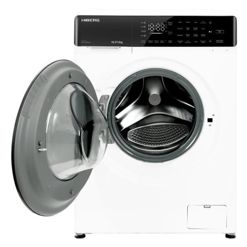 Стиральная машина с сушкой Hiberg i-DDQ9 - 10714 W Белая 10,5 кг 1400об/мин