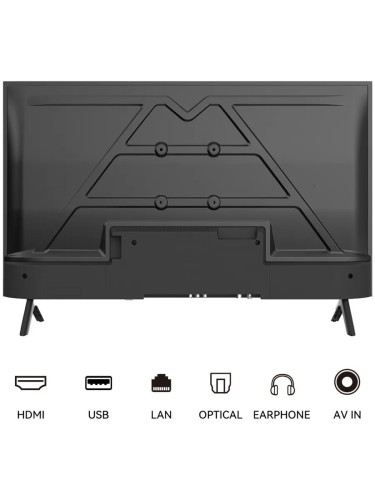 Телевизор YASIN 32 Smart TV D-LED Android 32E9000 HD 60Hrz HDMIx2 USBx2