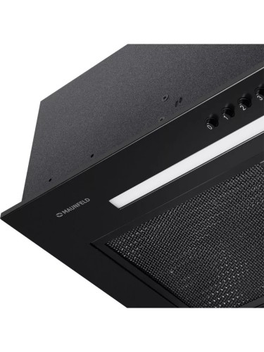 Встраиваемая вытяжка Maunfeld CROSBY Hardy 850LED Black 850 куб. м/час 60 см 