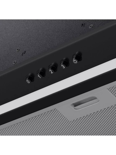 Встраиваемая вытяжка Maunfeld CROSBY Hardy 850LED Black 850 куб. м/час 60 см 