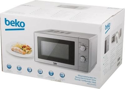 Микроволновая печь СВЧ Beko MOC20100S Серебристая