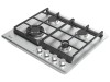 Варочная поверхность Midea MG593TX Нержавейка 4 Газ Конфорки WOK-конфорка ГК Решетки Чугун