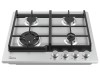 Варочная поверхность Midea MG593TX Нержавейка 4 Газ Конфорки WOK-конфорка ГК Решетки Чугун
