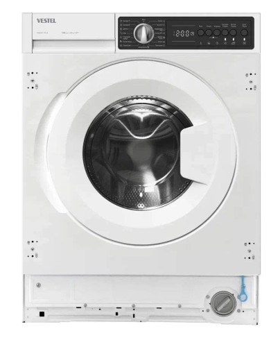 Встраиваемая стиральная машина Vestel WMBI7100T1W Белая 1200 об/мин 7 кг