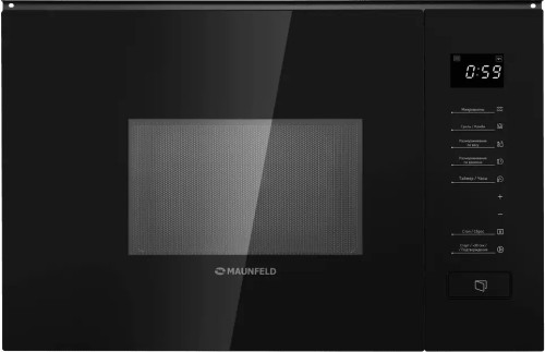 Микроволновая печь СВЧ Maunfeld MBMO820SGB09 Черное стекло 20л 1000 Вт