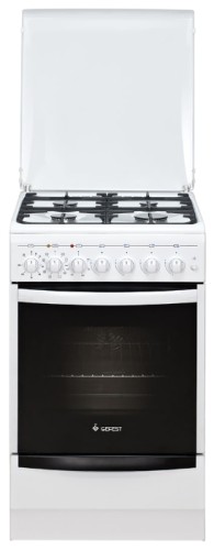Плита для кухни 50см GEFEST 5102-03 0023 Белая 4 конфорки Духовка 55 л Гриль