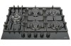 Газовая варочная панель De’Longhi GERMANA 7GW NB Черное Стекло