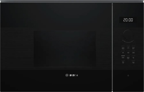 Встраиваемая микроволновая печь Bosch BFL524MB2 Черное стекло Serie | 6 Открывание сенсорное 800 Вт 20л