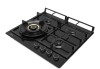 Варочная поверхность Midea MG697VGB Черная 4 конфорки + WOK