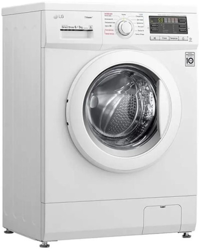 Стиральная машина с сушкой LG F1296CDS0 Стирка 6 кг 1200 об/мин ПАР Сушка 3кг Инвертор