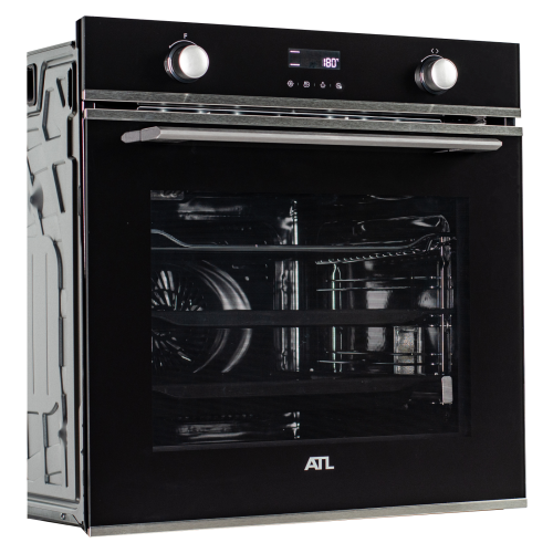 Духовой шкаф ATL 4 FD 965 GSA BK Черное Стекло 70 л