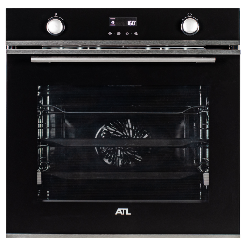 Духовой шкаф ATL 4 FD 965 GSA BK Черное Стекло 70 л