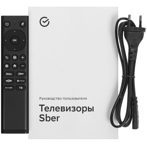 Телевизор Sber SDX-50U4139 Черный 60 Hrz ОС Салют ТВ 4K UHD HDMIx3 USBx1