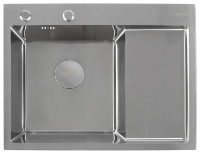 Мойка для кухни KANZLER KAS 650*500 L SATIN Нерж Прямоугольная 