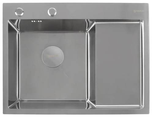 Мойка для кухни KANZLER KAS 650*500 L SATIN Нерж Прямоугольная 