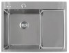 Мойка для кухни KANZLER KAS 650*500 L SATIN Нерж Прямоугольная 