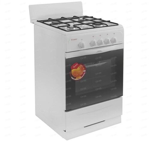 Газовая плита Gefest 3200-08 Белая 50см 4 конфорки 42л 