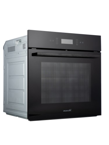 Шкаф духовой электрический Macbi MBO6711W Black Черное стекло 67л 