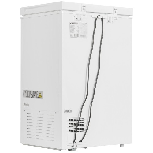 Морозильный ларь Kraft BD (W)-102BL Белый 105 л Ручная разморозка