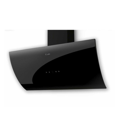 Кухонная вытяжка наклонная LEX PLAZA 900 BLACK
