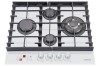 Встраиваемая газовая варочная панель Hiberg VM 6045 W Белое стекло