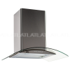 Вытяжка каминная ATL 3388 A2 TG Turbo 60 inox Нержавейка