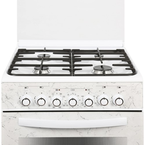 Плита для кухни газоэлектрическая GEFEST 5302-03 0052 Белая 60см