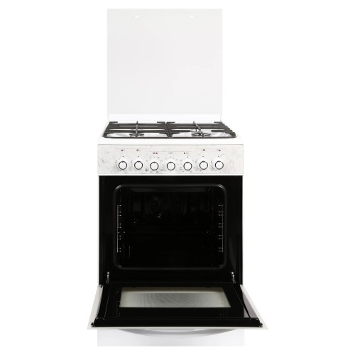 Плита для кухни газоэлектрическая GEFEST 5302-03 0052 Белая 60см