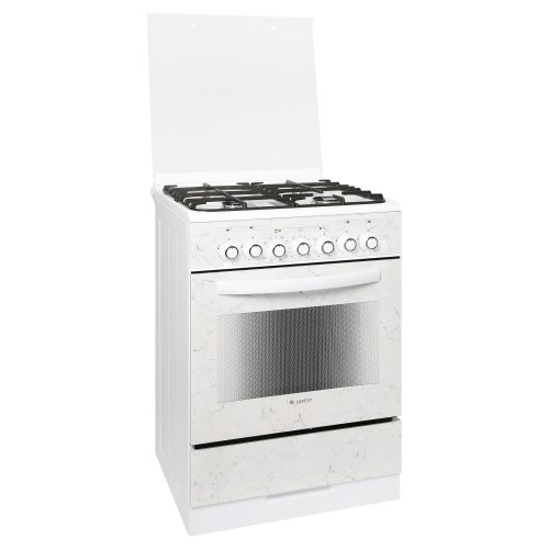 Плита для кухни газоэлектрическая GEFEST 5302-03 0052 Белая 60см