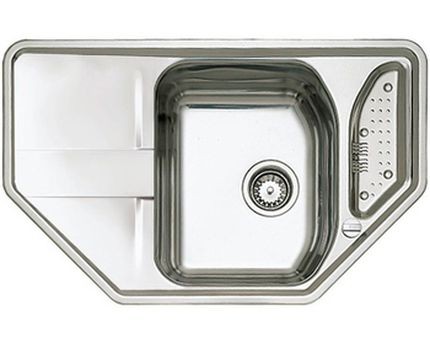 Тека мойка STENA 45 E 12131020 POLISHED (всё в компл.)