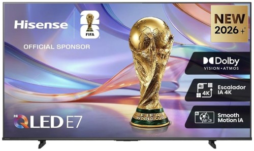 Телевизор 139 см Hisense 55E7S QLED 60 Hrz UHD 4K HOMEOS (ViDAA) HDMIx3 USBx2 