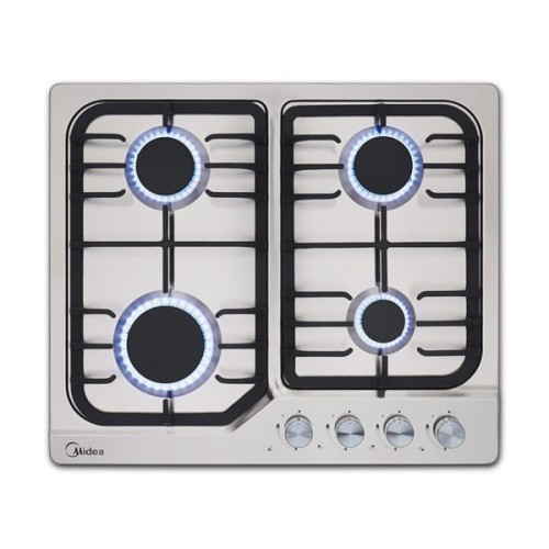 Варочная поверхность газовая Midea MG687X Нержавеющая сталь