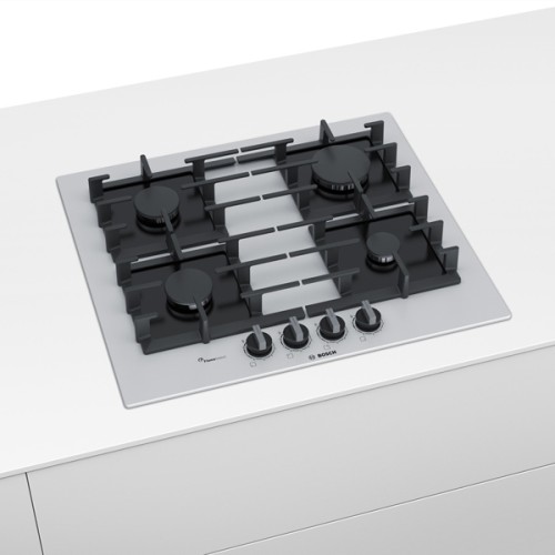 Варочная поверхность газовая Bosch PPP6A2B90R Черный | Белый Стекло
