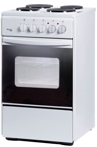 Плита для кухни 50 см электрическая Лада Nova AE 14027 W Белая