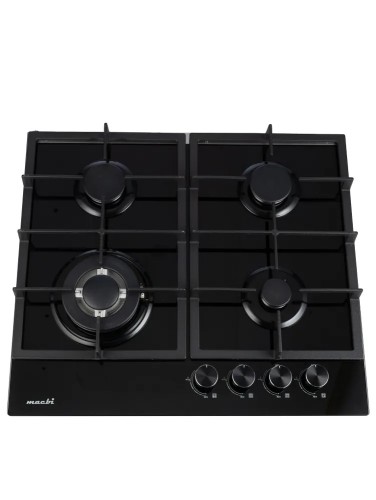 Варочная панель Macbi MBH64WFGI.C1 Черное Стекло Конфорки 4 WOK ГК