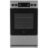 Плита для кухни 50 см Midea MFO-D4E20T9E(SL) Серебристая 4 конфорки духовка 59л