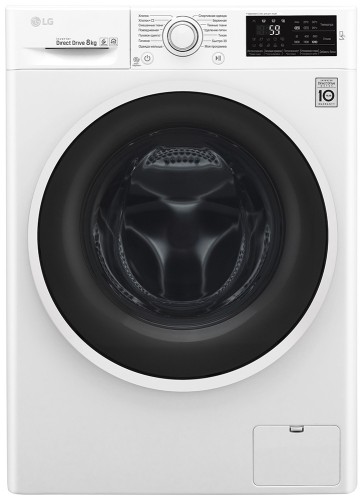 Стиральная машина LG F2J6TN0W Белая 8кг 1200 об/мин Inverter Direct Drive