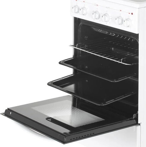 Плита для кухни 50см электрическая Gefest 5160-02 0095 Стеклокерамика 4 Электро Конфорки Духовка 55л